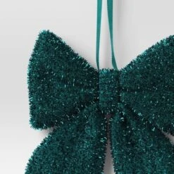 6.5" Christmas Tinsel Bow Ornament Dark Green - Wondershop™ 5 6.5" Christmas Tinsel Bow Ornament Dark Green - Wondershop™ -Old World Christmas GUEST 04e9da63 ec39 4f9b b681 a1f59dc2134a