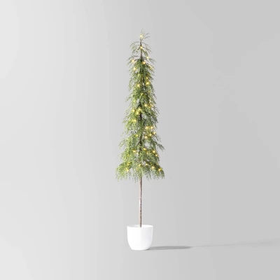 Pre-Lit Potted Balsam Artificial Christmas Tree - Wondershop™ 9 Pre-Lit Potted Balsam Artificial Christmas Tree - Wondershop™ - Image 7