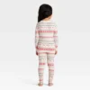Toddler "Let It Snow" Fair Isle Cozy Knit Long Sleeve Shirt And Pants Holiday Matching Family Pajama Set - Wondershop™ Cream -Old World Christmas GUEST 0924a09c 76ce 424b 8a59 3e6b08cd87e0