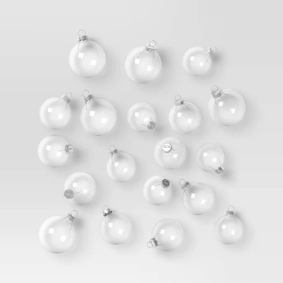 42pc Round Glass Christmas Tree Ornament Set - Wondershop™ 6 42pc Round Glass Christmas Tree Ornament Set - Wondershop™ - Image 4