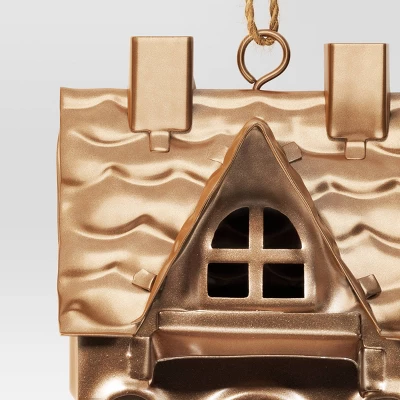 Christmas Bronze Finish 2 Chimney House Ornament - Wondershop™ 4 Christmas Bronze Finish 2 Chimney House Ornament - Wondershop™ - Image 2