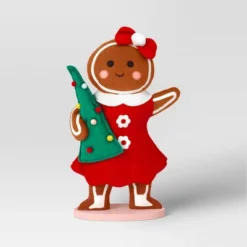 17.25" Fabric Gingerbread Woman Holding Tree Decorative Sculpture - Wondershop™ Brown -Old World Christmas GUEST 0f8a07a6 9c0b 4bb8 a770 66c4ad8ae127