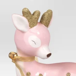 Christmas Ceramic Sitting Deer Décor Pink - Wondershop™ -Old World Christmas GUEST 11e82d3e 688d 4866 a707 77e48b77be26