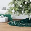 48" Christmas Dia Art Deco Embellished Soft Velvet Tree Skirt Green - Wondershop™ -Old World Christmas GUEST 12affb10 e877 485d 8bc1 1a56d521db60