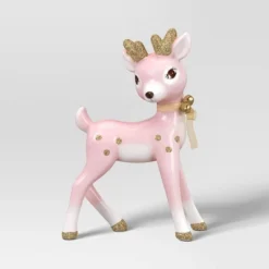 Christmas Ceramic Standing Pink Deer Decor - Wondershop™ -Old World Christmas GUEST 1595307f 4637 4fa2 9019 3b646e7f594f