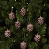 8ct Glittered Pinecone Christmas Tree Ornament Set - Wondershop™ -Old World Christmas GUEST 1a22d460 cf61 4e4a 8a3e 04f43217bbe4
