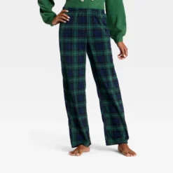 Women's Plaid Microfleece Holiday Matching Family Pajama Pants - Wondershop™ Navy Blue -Old World Christmas GUEST 1a9fe130 3529 4ac6 b094 61458c99e8b5