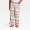 Toddler "Let It Snow" Fair Isle Microfleece Holiday Matching Family Pajama Pants - Wondershop™ Cream -Old World Christmas GUEST 1b3d773f dacf 4d79 a124 4539415ae220