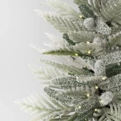 3' Pre-Lit Potted Flocked And Glittered Norfolk Artificial Christmas Tree - Wondershop™ -Old World Christmas GUEST 1c5af0d5 f13d 456d bdd3 fd5897540af6