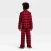 Kids' Plaid Long Sleeve Shirt And Pants Holiday Matching Family Pajama Set - Wondershop™ Red/Black -Old World Christmas GUEST 1e08f0d1 13c8 4eba 8478 ea6d018b5663