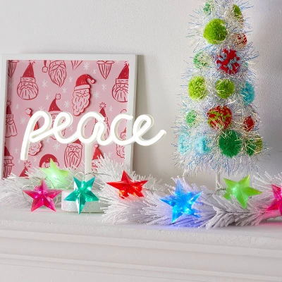 10ct LED Dewdrop Star Christmas Indoor Outdoor Novelty String Lights Multicolor With Clear Wire - Wondershop™ 3 10ct LED Dewdrop Star Christmas Indoor Outdoor Novelty String Lights Multicolor With Clear Wire - Wondershop™