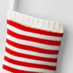 20" Christmas Stripe Knit Stocking Red/White - Wondershop™ -Old World Christmas GUEST 237f80f4 dfd4 4e16 9f0b 9677303c9a5e