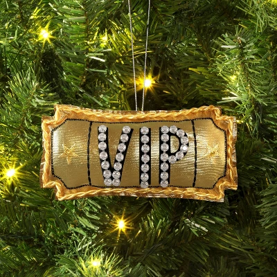 Christmas Plush VIP Ornament - Wondershop™ 3 Christmas Plush VIP Ornament - Wondershop™