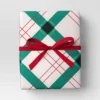 30” 25 Sq Ft Christmas Roll Wrap Green/White/Red Plaid - Wondershop™ -Old World Christmas GUEST 25c7943d f7ea 4100 bbd6 a11d328887fe