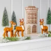 3ct Faux Fur Deer Set Decorative Christmas Figurines Brown - Wondershop™ -Old World Christmas GUEST 260c95ef 23b2 4275 b169 19937906a09a