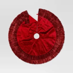 48" Christmas Tonal Tinsel Tree Skirt Red - Wondershop™ -Old World Christmas GUEST 28f8418d 0ea1 4e02 b99e f082ee9ce469
