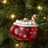 Glass Hot Cocoa Mug Christmas Tree Ornament Red - Wondershop™: Whipped Cream Detail, Indoor Decoration -Old World Christmas GUEST 29575f72 b51a 4358 a9dc 0d3f4ba33178