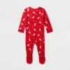 Baby Santa Print Ribbed Holiday Matching Family Footed Pajama - Wondershop™ Red 1 Baby Santa Print Ribbed Holiday Matching Family Footed Pajama - Wondershop™ Red -Old World Christmas GUEST 35c7b1b0 33e8 46f7 8103 1016271a9b4b