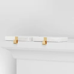 2pk Marble Christmas Stocking Holder White/Gold - Wondershop™ -Old World Christmas GUEST 377757fc d288 492e 9063 285f2c7a0c03