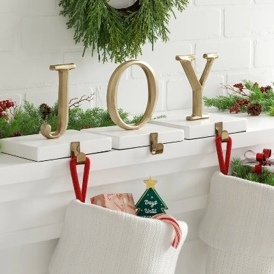 Christmas Stocking Holder Joy - Wondershop™ 3 Christmas Stocking Holder Joy - Wondershop™