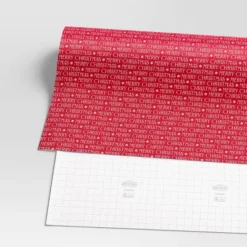 30" 50 Sq Ft Christmas Roll Wrap Merry Christmas On Red - Wondershop™ -Old World Christmas GUEST 3c4574c7 465a 4590 b9c5 6f98e757c317