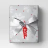 30” 20 Sq Ft Christmas Roll Wrap Silver Snowflake On Grey - Wondershop™ -Old World Christmas GUEST 3ca6bb21 3f46 42fe baae 5475b56ab76a