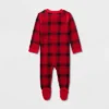 Baby Plaid Ribbed Holiday Matching Family Footed Pajama - Wondershop™ Red/Black -Old World Christmas GUEST 40bfc556 46ed 4d4c b145 76cae85438b9