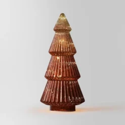14.75" Battery Operated Lit Glass Christmas Tree Sculpture - Wondershop™ -Old World Christmas GUEST 4a67b46b 6940 4ff8 9fdb 3f919a169722