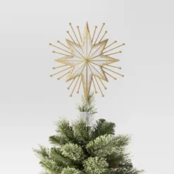 14.5" Lit-Led Gold Starburst Painted Gold Beads Warm White Lights Christmas Tree Topper - Wondershop™ 6 14.5" Lit-Led Gold Starburst Painted Gold Beads Warm White Lights Christmas Tree Topper - Wondershop™ -Old World Christmas GUEST 4b679217 2a49 4ee6 8f01 55885b03fc9b