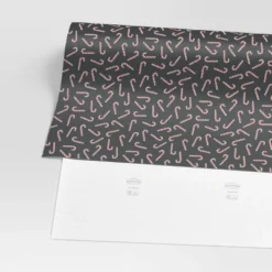 40" 220 Sq Ft Christmas Roll Wrap Candy Canes On Black - Wondershop™ -Old World Christmas GUEST 4bd90fe3 22e7 4fbf b927 c1c8c07000c7