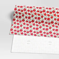 30" 50 Sq Ft Christmas Roll Wrap Poinsettia On Cream - Wondershop™ -Old World Christmas GUEST 4c87795c 897d 46fd bc59 16ed91b9a2af