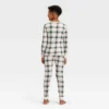 Kids' Plaid Ribbed Long Sleeve Shirt And Pants Holiday Matching Family Pajama Set - Wondershop™ Cream 1 Kids' Plaid Ribbed Long Sleeve Shirt And Pants Holiday Matching Family Pajama Set - Wondershop™ Cream -Old World Christmas GUEST 4cba9cb6 415c 4122 849c 9e5bf3dc047f