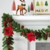 6' Cedar With Poinsettia Flowers And Pinecones Christmas Artificial Garland - Wondershop™: Traditional Decor, Indoor/Sheltered Outdoor Use 1 6' Cedar With Poinsettia Flowers And Pinecones Christmas Artificial Garland - Wondershop™: Traditional Decor, Indoor/Sheltered Outdoor Use -Old World Christmas GUEST 552dcef4 adda 4172 9fc5 3e3973680479