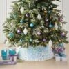 27" Christmas Iridescent Sequined Tree Collar White - Wondershop™ -Old World Christmas GUEST 5736e339 191b 4a35 b44f c7baf28d82b0