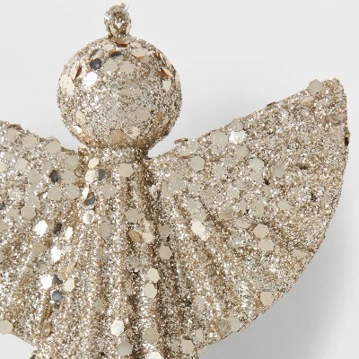 Glittered Angel Christmas Tree Ornament - Wondershop™ 4 Glittered Angel Christmas Tree Ornament - Wondershop™ - Image 2