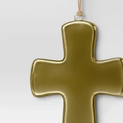 Christmas Ceramic Gold Cross Ornament - Wondershop™ -Old World Christmas GUEST 5b0beb98 1433 47c8 9357 7eab6e1471ce