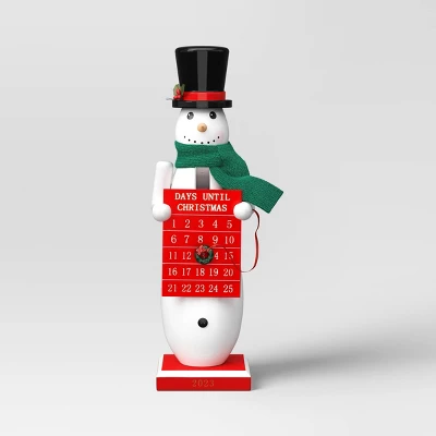 Snowman Countdown Nutcracker Figure - Wondershop™ 5 Snowman Countdown Nutcracker Figure - Wondershop™ - Image 3