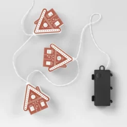 8ct LED Battery Operated Christmas Gingerbread Houses Novelty String Lights Warm White With Clear Wire - Wondershop™ 8 8ct LED Battery Operated Christmas Gingerbread Houses Novelty String Lights Warm White With Clear Wire - Wondershop™ -Old World Christmas GUEST 5d196f6d 1b3d 42c8 a982 527d8e1224dc