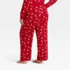 Women's Santa Print Ribbed Holiday Matching Family Pajama Pants - Wondershop™ Red -Old World Christmas GUEST 5f993d07 6037 438f 81c4 fd80e8aa0c24