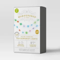 115ct LED High Density Dewdrop Christmas String Lights Color Changing With Silver Wire - Wondershop™ 6 115ct LED High Density Dewdrop Christmas String Lights Color Changing With Silver Wire - Wondershop™ -Old World Christmas GUEST 621cd732 e7bb 4076 be87 f7f555776857