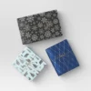 30” 3pk Christmas Premium Wrap Pack Gray/Blue/White - Wondershop™ -Old World Christmas GUEST 65624528 3cc2 4642 a669 89fc36d6e580