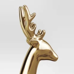 14.75" Plated Ceramic Standing Reindeer Animal Sculpture - Wondershop™ Gold -Old World Christmas GUEST 68502e7c 176e 4056 9e0a 8e61cdae72e2