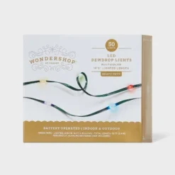 50ct LED Heavy Duty Dewdrop Christmas Indoor Fairy String Lights With Green Wire - Wondershop™ 11 50ct LED Heavy Duty Dewdrop Christmas Indoor Fairy String Lights With Green Wire - Wondershop™ -Old World Christmas GUEST 6997bc27 7da0 4b12 aa1c d0b9ca0ade68