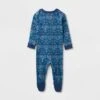 Baby Hanukkah Ribbed Holiday Matching Family Footed Pajama - Wondershop™ Blue -Old World Christmas GUEST 6a2ee06d cb56 4510 ad08 7e04d9fc69e1