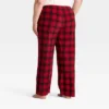 Women's Plaid Microfleece Holiday Matching Family Pajama Pants - Wondershop™ Red/Black -Old World Christmas GUEST 6b5a58c0 fdae 4aab 8f21 ce7ef250dab2
