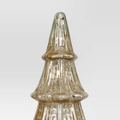 12" Christmas Mercury Lit Glass Tiered Classic Tree Decor - Wondershop™ 5 12" Christmas Mercury Lit Glass Tiered Classic Tree Decor - Wondershop™ - Image 3