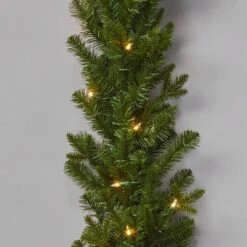 9' Pre-Lit Balsam Fir Artificial Christmas Garland Green With Clear Lights - Wondershop™ -Old World Christmas GUEST 6f6bc280 c8a1 4c78 b22b 7b8225ebab7c