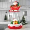 10' Christmas Indoor/Outdoor Lighted Inflatable Santa In Sleigh Over The House - Wondershop™ -Old World Christmas GUEST 72ed9505 92fc 4a00 a061 c802c00abad2