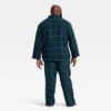 Men's Plaid Flannel Long Sleeve Shirt And Pants Holiday Matching Family Pajama Set - Wondershop™ Navy Blue -Old World Christmas GUEST 746ac1ef 4cde 4271 b80c 970e0dd29ee3