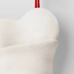 20" Christmas Faux Shearling Bone Shaped Stocking White - Wondershop™ -Old World Christmas GUEST 75f45114 2871 4616 a9bd 56461bb5808f